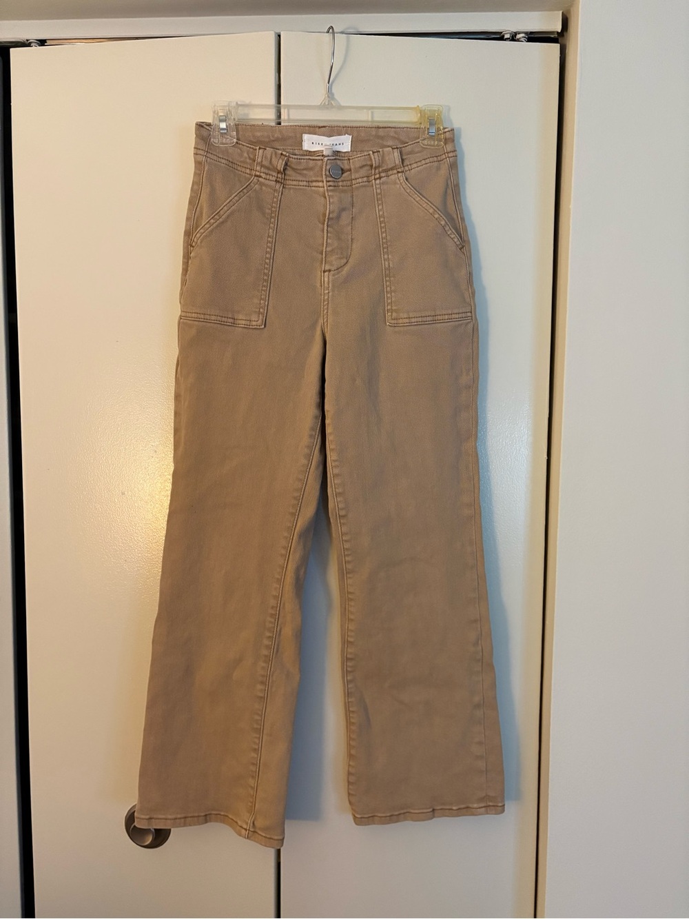 Risen Los Angeles Women's Khaki High Waisted Jeans